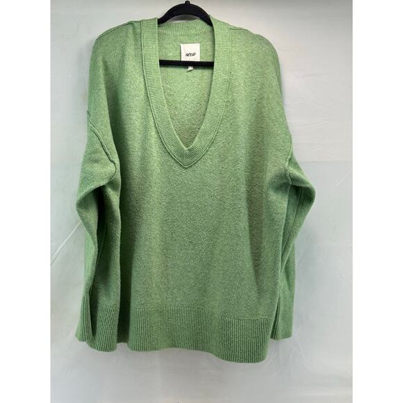 Aerie green L women’s V-neck oversized sweater - Picture 1 of 10